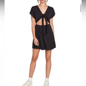 Volcom x Coco Ho Tie Front Minidress
